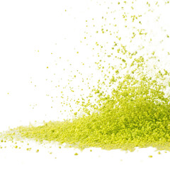 Yellow green flying particles png floating dots png glowing particles png abstract sparks png dust particles png digital effect png transparent background image