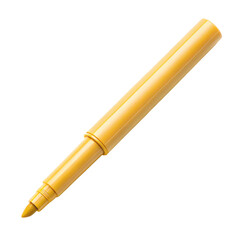 Yellow marker pen png highlighter png felt tip pen png stationery png school supply png writing marker png transparent background image