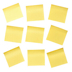 Yellow sticky post it notes png memo note png adhesive notes png office reminder png post it pad png paper note png transparent background image