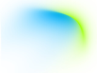 Abstract background featuring a smooth blending of light blue and lime green colors