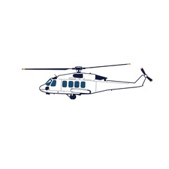helicopter vector illustration