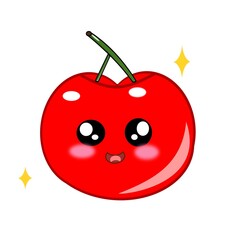 Red Cherry Cartoon