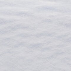 Fototapeta premium Natural snow texture. Smooth surface of clean fresh snow. Snowy ground. Winter background with snow patterns. Perfect for Christmas and New Year design. Closeup top view