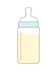 ミルクが入った哺乳瓶
