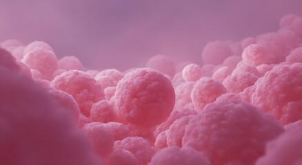 Brain balloon in pastel skies: conceptual art of thought, wisdom, and spiritual contemplation with red, psychology, brainstorming