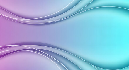 Naklejka premium Abstract layered wavy shapes in gradient colors for modern design elements
