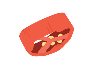 Sliced Red Chili Pepper Illustration
