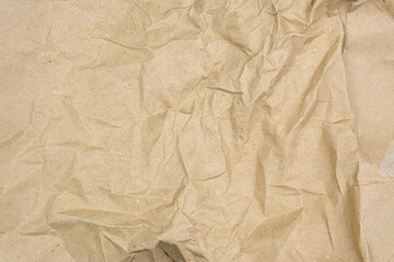 Texture of Brown wrinkled paper background. For digital backgrounds, website templates, product photography, social media, or branding.
