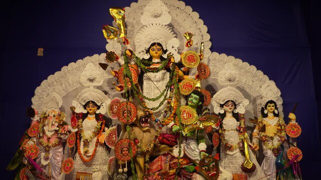 The biggest festival of West Bengal is Durga Puja with the idol of Durga Thakur. Durgapujo in West Bengal is famous all over the world. It is especially popular among Hindus.