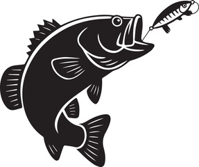 PriFishing Spot Landscape Silhouette with Reeds and Waternt