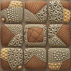 Fototapeta premium easter eggs in a basket