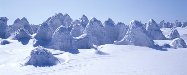 제주 한라산 바위 설벽