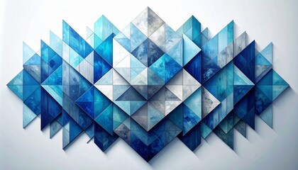 Obraz premium abstract modern template, geometric effect stylized as mosaic tile