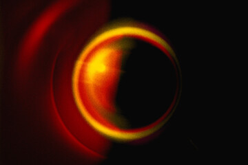 abstract Radiant circle Overlay, light leak overlay effect, blur, gradient,  PNG Overlay for modern abstract designs, trendy visuals, 