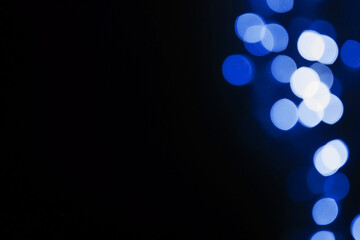 Cool Blue Bokeh Light Overlay — Soft Abstract Glow and Gradient Blur for Contemporary Visuals