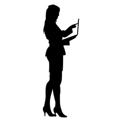 Businesswoman with Laptop