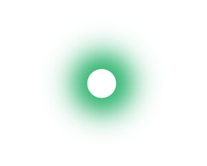 deep green glowing circle with a bright white center on a clean background. Minimalist gradient design symbolizing light, focus, or energy. Ideal for digital art, UI backgrounds, and wellness concepts