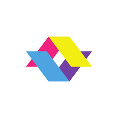 Colorful Geometric Abstract Logo Design &ndash; Modern Business Symbol