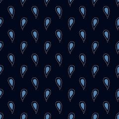 Paisley pattern abstract dots shape traditional oriental motif background. Modern fashion fabric design women dress, man shirt textile swatch. Colorful dot grunge texture high resolution illustration