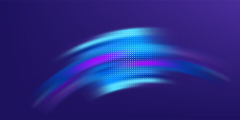 Grunge Sports Background Halftone Effect Bright Blue and Purple Gradient Texture for Dynamic Banner or Poster Design with Energetic and Active Mood. eps10 vector