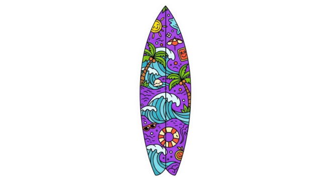 surfboards on blue background, PNG surfboard transparent background images 