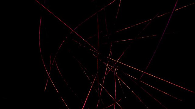 Dynamic red lines dance across a black canvas, creating a modern abstract background perfect for tech, innovation, or artistic projects