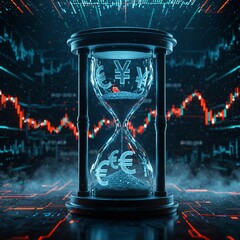 Time drains on volatile currency exchange
