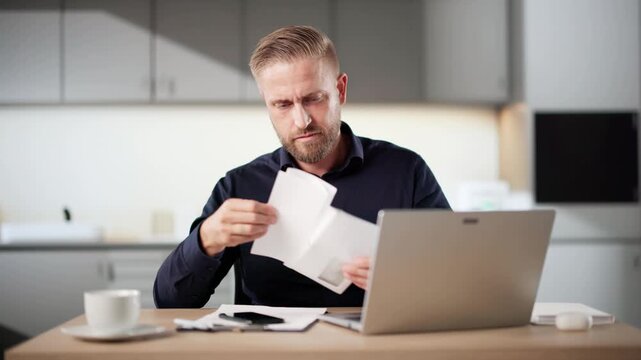 Man Reads Shocking Results Of Tax Bill