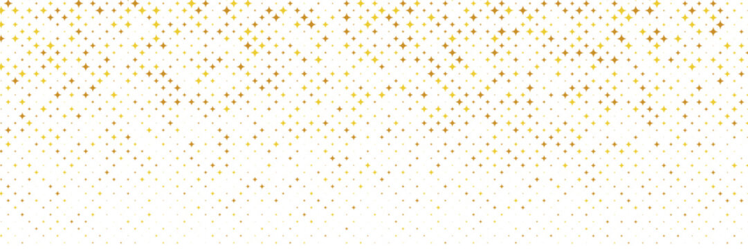 Gold falling down confetti background. Repeated golden dotted glitter pattern. Yellow, orange and golden dots wallpaper.