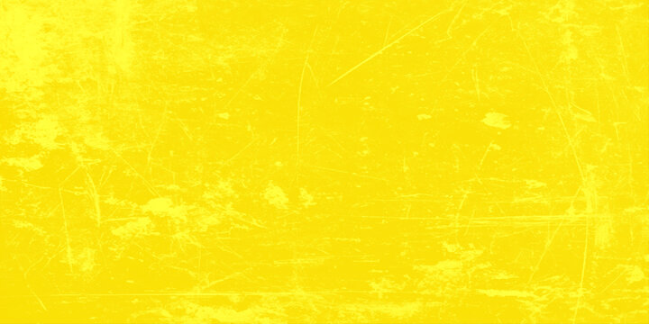 Weathered Yellow Scratched Surface Texture with various scratched veins, Rough Grunge yellow texture, Abstract blurred defocused yellow scratched grunge texture, Abstract color splash scratches.