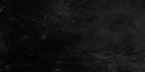 grunge and grainy old stained empty smooth polished abstract Black wall texture rough background dark concrete floor or old grunge background.