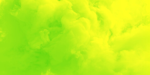 blurred green smoke texture green winter grunge watercolor style,  soft cloudy Luminous lime green smoke swirl abstract art with pastel green and yellow mixed color.