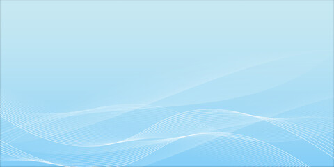 abstract light blue background with gradient color and artistic dynamic line decoration.vector modern