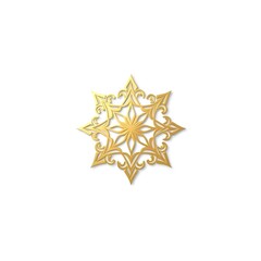 Fototapeta premium Minimalist Gold Ornament