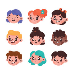 Cute Children Avatar Collection