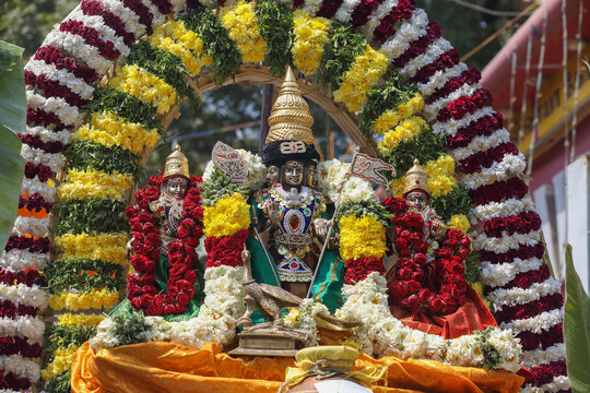 Procession of Lord Murugan in tamilnadu