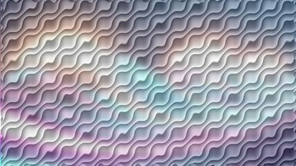 Obraz premium Dynamic Wavy Pattern Background with Gradient Pastel Colors