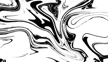 Black and white abstract chaotic grunge pattern for The texture of black and white marble for a pattern of packaging in a modern style. 