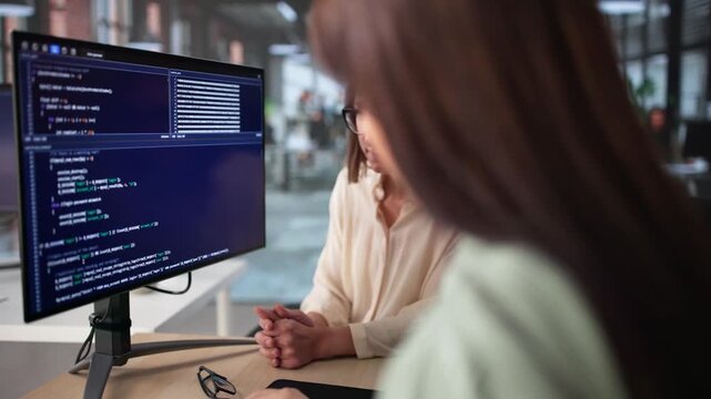 Agile Software Engineer Leading Computer Coding