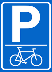 Bicycle-parking-sign