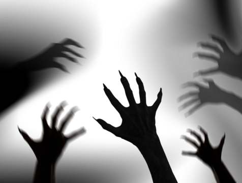 Shadow hand effect