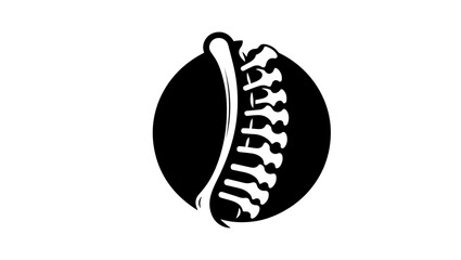 osteoporosis minimal black and white logo vector icon, orthopedic svg, pelvis svg, orthopedic vector, orthopedic logo black and white, hip bone svg, orthopedic icon free, femur bone icon, hip bone ico