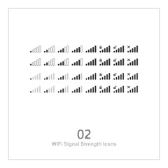WiFi Signal Strength Icons