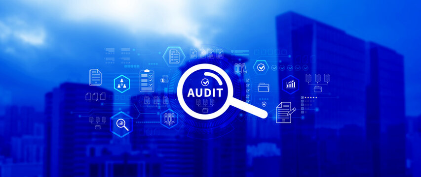 Business Audit concept. check and evaluate financial statement, Financial auditing concept, Audit And Fraud Investigation