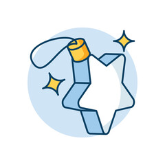 Star icon clean and modern vector illustration