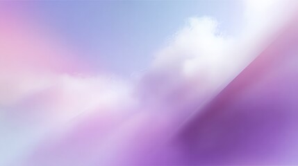 Obraz premium Soft Pastel Sky with Subtle Cloud Patterns and Gentle Light Effects