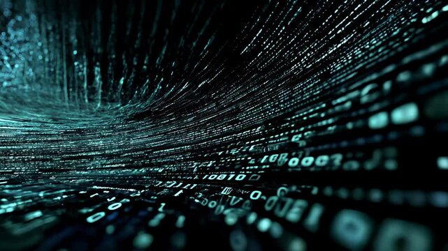 Rolling grids of luminous particles surge like a digital tide, evoking networks, scalability, and cloud power&mdash;perfect for tech explainers and futuristic promos  Perfect for ads, explainers, presentati