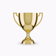 Fototapeta premium gold trophy cup