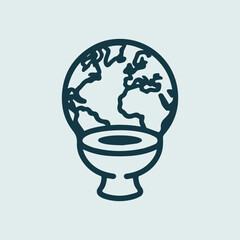 nclusive sanitation and hygiene flat vector illustrations for World Toilet Day featuring toilet access equality, sustainability, clean water and education theme