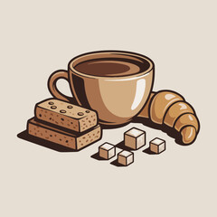 Cozy National Cappuccino Day vector illustrations featuring minimalist cups, latte art, coffee beans, pastries, café scenes, playful mascots, patterns, and lifestyle vectors